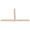 Ekena Millwork Eugene Smooth Timber Gable Bracket, Douglas Fir, 108"W x 68"H x 3 1/2"D x 5 1/2"F, 15/12 Pitch GBW108X68X0406EUG00SDF - alternate 2